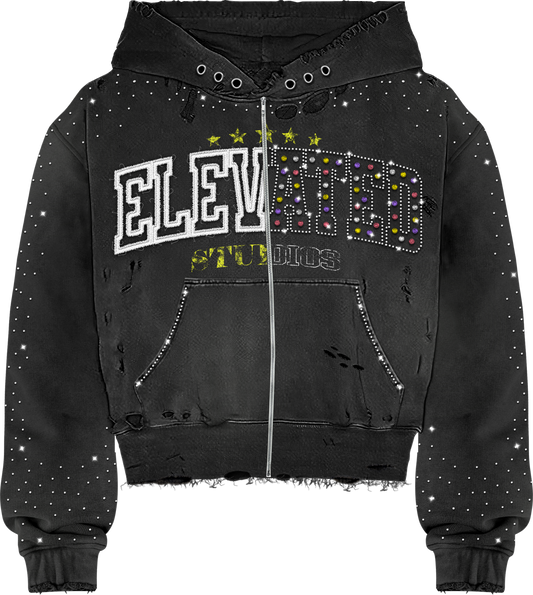 Elevated Rhinestone Hoodie
